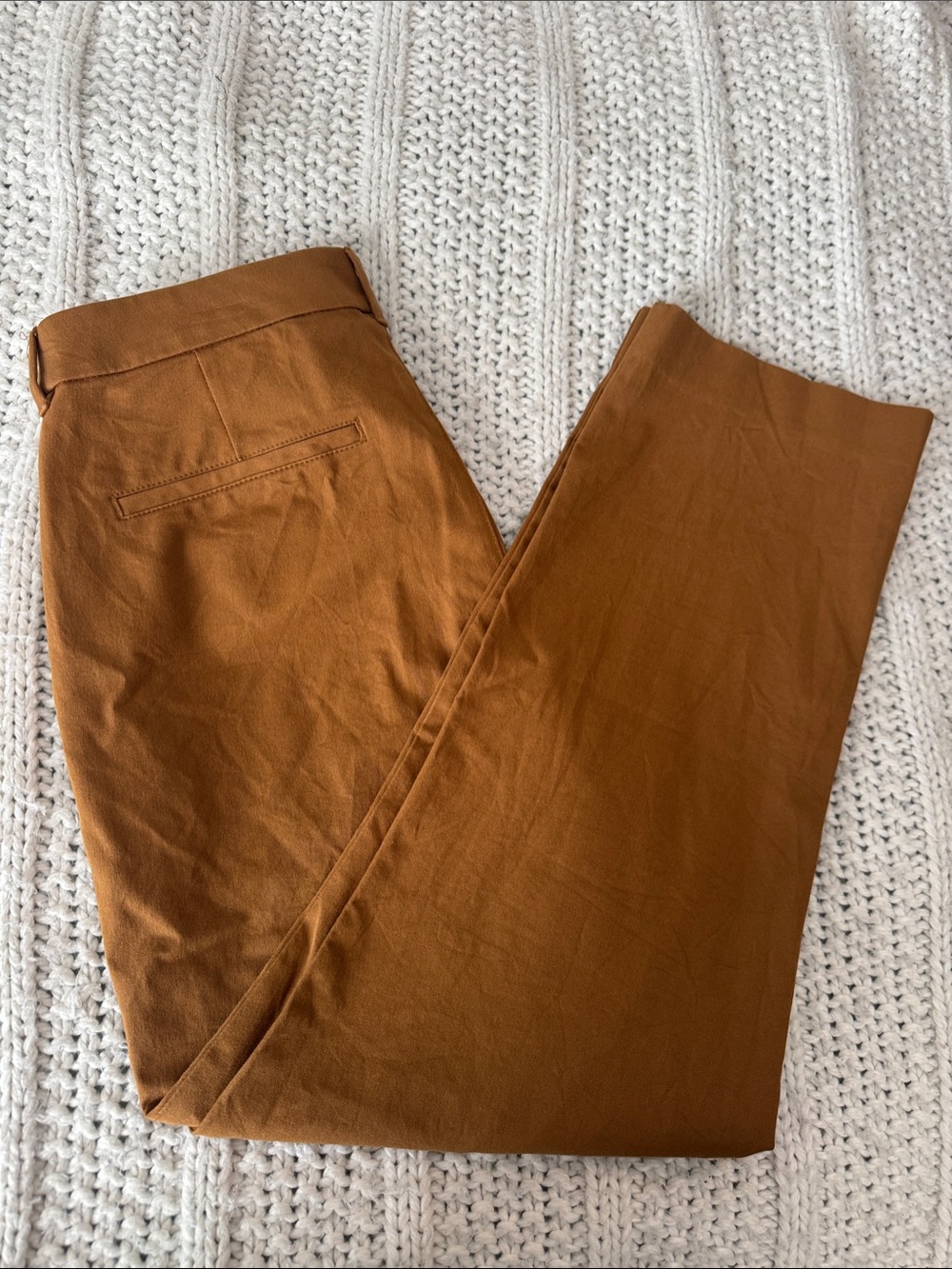 Women’s Chino Pants in Rust Brown